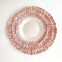 Wholesale Lace Nordic Style 13 Inch Wavy Edge Durable Fruit Plate Gold Wedding Charger For Decorating