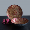 Custom Nordic Red And Gold Colored Glass Dinner Charger Plate And Bowl Tableware Set For Restaurant
