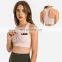 High Quality Sexy Zip Front Shockproof Gym Yoga Bra Longline High Impact Fitness Sports Wear Workout Training Bra Top For Women