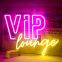 VIP Lounge Neon Sign for Wall Decor VIP Neon Light Sign for Room Decor Led Light Up Sign with USB Powered for Bar Hotel Cafe