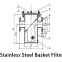 Stainless Steel Liquid Paper Pulp Magnetic Strainer Filter With Flange