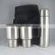 China Made Heatproof Double Wall Stainless Steel Cup Set with Thermos and Cups