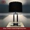 Polished chrome portable hotel table lamp , table lamp for hotel