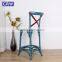 Wooden Frame X Back Chair Bar Stool Wooden Bar Chair