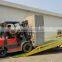 Container using loading lift table mobile hydraulic yard ramp