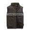 Hot sale wholesale many pockets mens casual vest