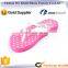 Fuzhou Mykhaki lovely pe and pvc flip flop ,eva flip flops for wedge and gift