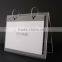 simple and fashion acrylic table calendar 2016