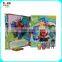 2016 lovely children cardboard books printing with box& toy