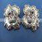Compet Produce Fashion Diy Bracelet Big Slide Flower Charms with Rhinestones