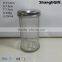 350ml Ribbed Glass Jar Screw With Cap For Spice