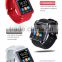 2016 New 1.48" TFT LCD Touch Screen Bluetooth U8 smart watch for Smartphones IOS Android Apple Stopwatch function hand free call