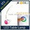 Flexible arm touch dimmer beer pool table lights with changeable 256c living color lights