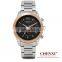 Wholesale Wrist Watch Stainless Steel Chain Black Color Wrist Watch Japan Movt Wrist Watch