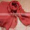 Wholesale Korean Japan Fashion Women Solid Color Plain Tassel France Linen Scarf Shawl