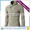 Men Design Long Sleeve Pullover Sweater With One Button