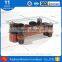 Living room furniture RB-517 new rectangular glass&pu coffee table transparent glass tea table with small pu stool