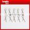 X shaped stainless steel metal cross shirt clip