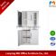 Glass door steel filing cabinet cupboard