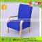 2015 New Hot Design Sapphire Color Solid Wood Chair Wholesale