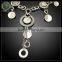 round diamond jewelry set,Round pendant,stainless steel round charm