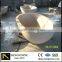 Freestanding Beige Marble Bathtubs, Oval Shape