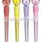 2014 plastic ball pen with flashing light.light pen with highlighter                        
                                                Quality Choice