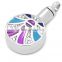China Wholesales Colorful Enamel Ribbon Round Shape Memorial Cremation Urn Pendant With Crystal Keepsake Jewelry For Pet Ashes