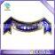 custom banner ribbon shaped gold metal pin badge