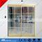 Automatic interior door with aluminum frame