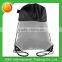 Durable Waterproof Christmas Recycle Drawstring Gift Bag Black