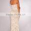 Hot Selling Elegant Split Backless Lace Evening Dress