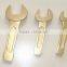 Non sparking aluminum bronze high quality gold CU alloyDIN133 Striking Open End Slogging Open Spanner