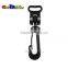 Black Plastic Rotary Snap Hook Clips for Bags Backpack Hanging Outdoor Kits #FLC019-A/B/C/D/E