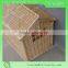 Unique high quality brown color wicker pet house