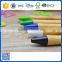 Cheap price best selling eco friendly promotional bamboo ball pen with colorful plastic clip