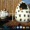 BY-DY-041510 Amusement Park Handmade Fiberglass Hatching Dinosaur Eggs
