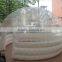 High quality transparent inflatable PVC dome tent with white base