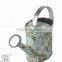 Printed zinc watering can 1.7ltrs, nosile knocked down pack