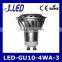 GU10 High-power 4*1W led spot light