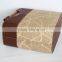 Leather Cover Paperboear Storage Basket Made In China