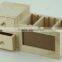 Unfinished Decorative Handmade Wooden Stationery Box