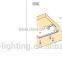 battery operated LED IR sensor switch Cabinet Light with door switch