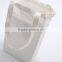 Factory price shopping bag white customized handbag large capacity canvas bag