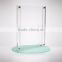 High quality acrylic lucite poster display stand, poster holder, booklet display stand