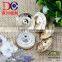 2016 shiny gold metal jeans button strong denim jean button for pants