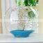 large upmarket oblate shaped decorative elegant glass fish bowls