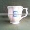 Pure white ceramic coffee mug factory with best price
