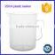 Graduated measuring 250ml plastic beaker with spout