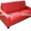 K/D Sofa Two Seat Design Modern Bright Leather Sofa Bed